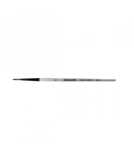 Daler Rowney Graduate Pincel Multitecnica - Pelo Sintetico - Mango Corto - Redondo Nº 4