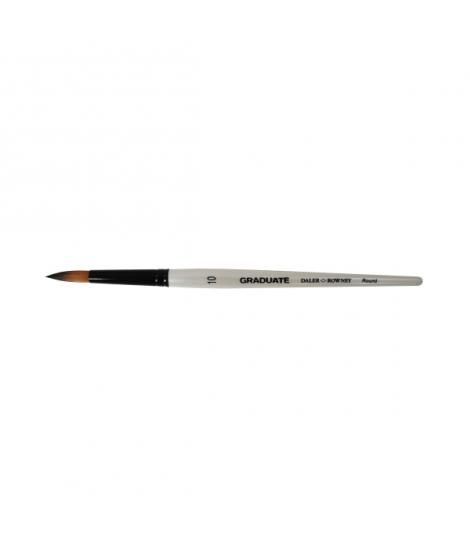 Daler Rowney Graduate Pincel Multitecnica - Pelo Sintetico - Mango Corto - Redondo Nº10