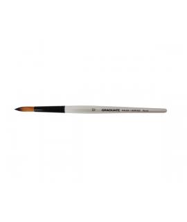 Daler Rowney Graduate Pincel Multitecnica - Pelo Sintetico - Mango Corto - Redondo Nº12