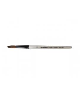 Daler Rowney Graduate Pincel Acuarela - Mezcla de Pelo de Pony y Sintetico - Mango Corto - Redondo Lavis Nº18