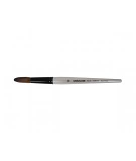 Daler Rowney Graduate Pincel Acuarela - Mezcla de Pelo de Pony y Sintetico - Mango Corto - Redondo Lavis Nº30