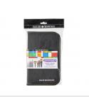 Daler Rowney Graduate Pack de 10 Pinceles Multitecnica - Pelo Sintetico - Mango Corto - Estuche con Cremallera