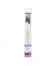 Daler Rowney Graduate Pack de 3 Pinceles Multitecnica - Pelo Sintetico - Mango Largo