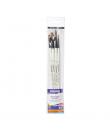 Daler Rowney Graduate Pack de 4 Pinceles Multitecnica - Pelo Sintetico - Mango Largo