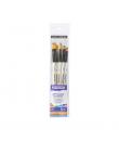Daler Rowney Graduate Pack de 5 Pinceles Multitecnica - Pelo Sintetico - Mango Corto