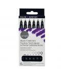 Daler Rowney Simply Pack de 6 Rotuladores Fineliner - Color Negro