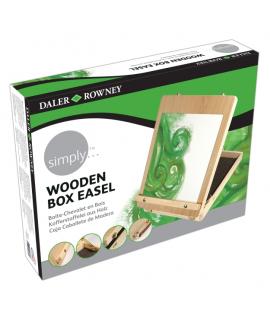 Daler Rowney Simply Caja Caballete de Madera - Altura de Lienzo de 43cm