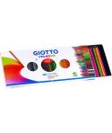 Giotto Stilnovo Acqarell Pack de 36 Lapices de Colores Acuarelables - Forma Hexagonal - Mina 3.3mm - Colores Surtidos