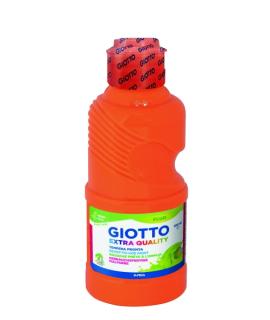 Giotto Extra Quality Fluo Tempera - 250ml - Lispa para el Uso - Botella Bio Pet - Color Naranja Fluorescente
