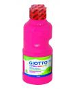 Giotto Extra Quality Fluo Tempera - 250ml - Lispa para el Uso - Botella Bio Pet - Color Rosa Fluorescente