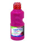 Giotto Extra Quality Glitter Tempera - 250ml - Lispa para el Uso - Botella Bio Pet - Color Magenta