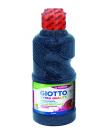 Giotto Extra Quality Glitter Tempera - 250ml - Lispa para el Uso - Botella Bio Pet - Color Azul Oscuro