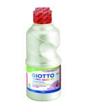 Giotto Extra Quality Pearl Tempera - 250ml - Lispa para el Uso - Botella Bio Pet - Color Blanco