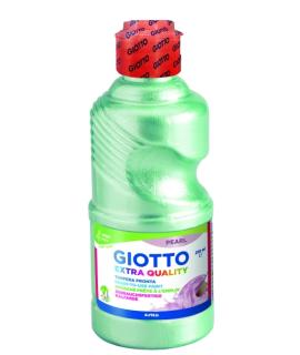 Giotto Extra Quality Pearl Tempera - 250ml - Lispa para el Uso - Botella Bio Pet - Color Verde