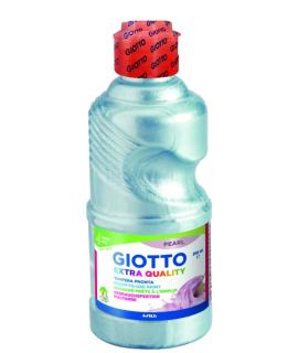 Giotto Extra Quality Pearl Tempera - 250ml - Lispa para el Uso - Botella Bio Pet - Color Cyan