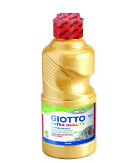 Giotto Extra Quality Metal Tempera - 250ml - Lispa para el Uso - Botella Bio Pet - Color Oro