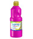 Giotto School Paint Tempera - 500ml - Lista para el Uso - Super Lavable - Botella Bio Pet - Color Magenta