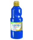 Giotto School Paint Tempera - 500ml - Lista para el Uso - Super Lavable - Botella Bio Pet - Color Azul