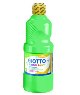 Giotto School Paint Tempera - 500ml - Lista para el Uso - Super Lavable - Botella Bio Pet - Color Turquesa