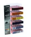 Lyra Graduate Expositor con 432 Lapices de Grafito - Hexagonal - Graduaciones Surtidas - Color Negro