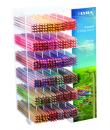 Lyra Graduate Expositor con 432 Lapices de Colores - Hexagonal - Color Negro