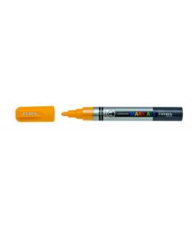 Lyra Mark All Rotulador Permanente - Multisuperficie - Punta Redonda - 2mm - Color Amarillo