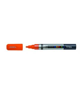 Lyra Mark All Rotulador Permanente - Multisuperficie - Punta Redonda - 2mm - Color Naranja