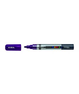 Lyra Mark All Rotulador Permanente - Multisuperficie - Punta Redonda - 2mm - Color Violeta