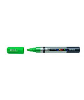 Lyra Mark All Rotulador Permanente - Multisuperficie - Punta Redonda - 2mm - Color Verde Esmeralda
