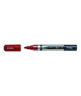 Lyra Mark All Rotulador Permanente - Multisuperficie - Punta Redonda - 2mm - Color Marron