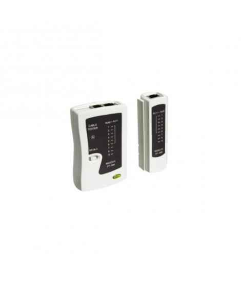 WP Testeador de Red RJ11 / RJ12 / RJ45 / BNC - Color Blanco