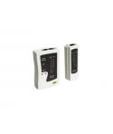 WP Testeador de Red RJ11 / RJ12 / RJ45 / BNC - Color Blanco