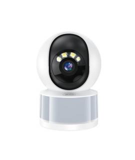 XO CR11 Camara de Vigilancia WiFi - Motorizada - Vision Nocturna - 3Mpx - Bluetooth - Color Blanco