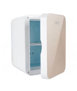 XO CZ002 Mini Nevera - Capacidad 5.5 Litros - Bajo Ruido - Incluye Cable 12/220V - Color Beige - Color Beige