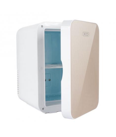 XO CZ002 Mini Nevera - Capacidad 5.5 Litros - Bajo Ruido - Incluye Cable 12/220V - Color Beige - Color Beige
