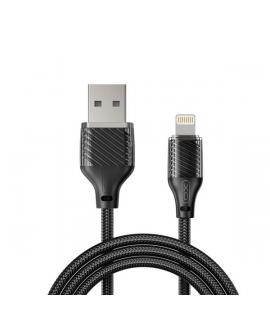 XO Cable USB-A Macho a Lightning - Carga y Transmision de Datos Alta Velocidad - 6A - 1m - Color Negro