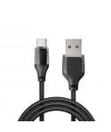 XO NB291 Cable USB-A Macho a USB-C - Carga y Transmision de Datos Alta Velocidad - 6A - 1m - Color Negro