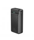 XO PR201 Powerbank 30000mAh - Entrada USB-C y Lightning - Salida USB-A y USB-C - 65W - Pantalla LCD - Color Negro