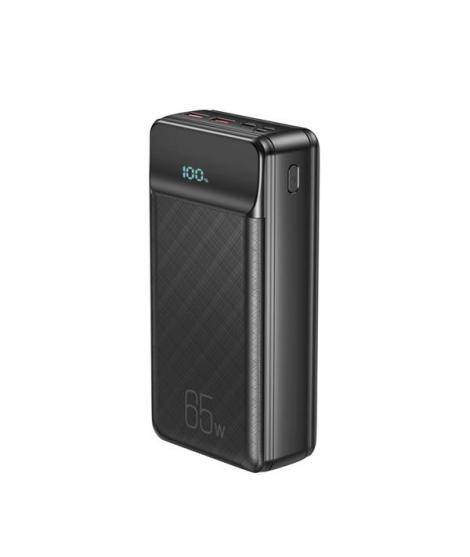 XO PR201 Powerbank 30000mAh - Entrada USB-C y Lightning - Salida USB-A y USB-C - 65W - Pantalla LCD - Color Negro