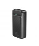XO PR201 Powerbank 30000mAh - Entrada USB-C y Lightning - Salida USB-A y USB-C - 65W - Pantalla LCD - Color Negro