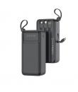 XO PR280 Powerbank 30000mAh - USB-A, USB-C, USB-Micro y Lightning - Pantalla Digital - Color Negro