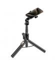 XO SS23 Tripode + Palo Selfie - Mando a Distancia Bluetooth - LEDs Laterales Incluidos - Color Negro