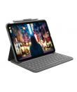 Logitech Slim Folio Funda con Teclado para iPad (Gen 10 y A16) - Hasta 3 Años de Autonomia - Tejido Resistente al Agua - Color G