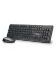 NGS Kit Teclado Inalambrico y Raton Inalambrico 1200dpi - 12 Teclas Multimedia - Indicadores LED - Color Negro