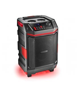 NGS Altavoz Premium 300W - Bluetooth 5.4 - USB y AUX - Iluminacion LED - Resistente al Agua - Color Negro