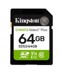 Kingston Tarjeta SDXC 64GB UHS-I Clase 10 100MB/s Canvas Select Plus