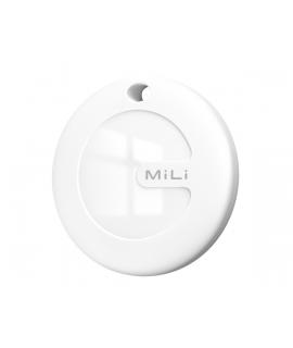 Leotec Easy Tag Blanco + Llavero Rojo - Compatible con IOS/Android
