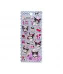 Comansi Pegatinas en Relieve Kuromi 10 x 21 cm - 2 Modelos - Efecto 3D - Estilo Kawaii