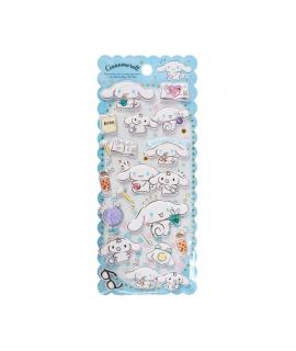 Comansi Pegatinas en Relieve Cinnamoroll 10 x 21 cm - 2 Modelos - Efecto 3D - Estilo Kawaii
