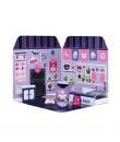 Comansi Sticker House Kuromi Ramen Shop - Incluye Figura - Stickers Lavables - Escenario Adorable - Juego Creativo